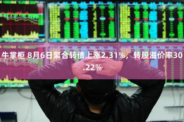牛掌柜 8月6日聚合转债上涨2.31%，转股溢价率30.22%